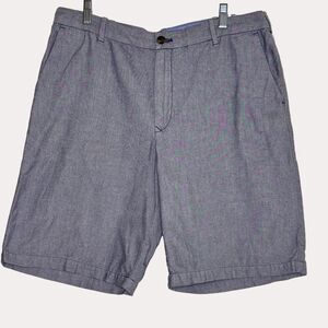 Izod Mens Golf Chino Bermuda Shorts Gray 36 bv